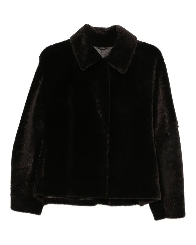 Manzoni 24 Jacke mit Shearling-Finish - Braun Braun