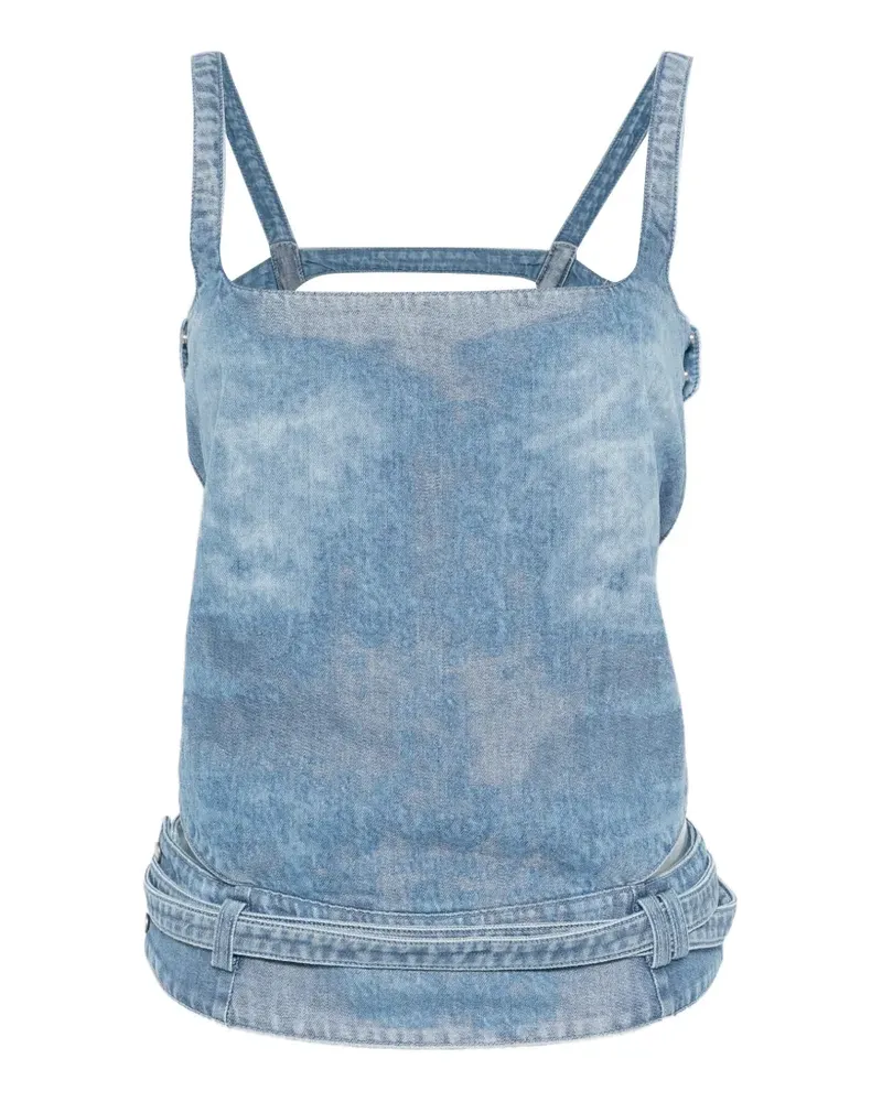 Diesel square neck top - Blau Blau