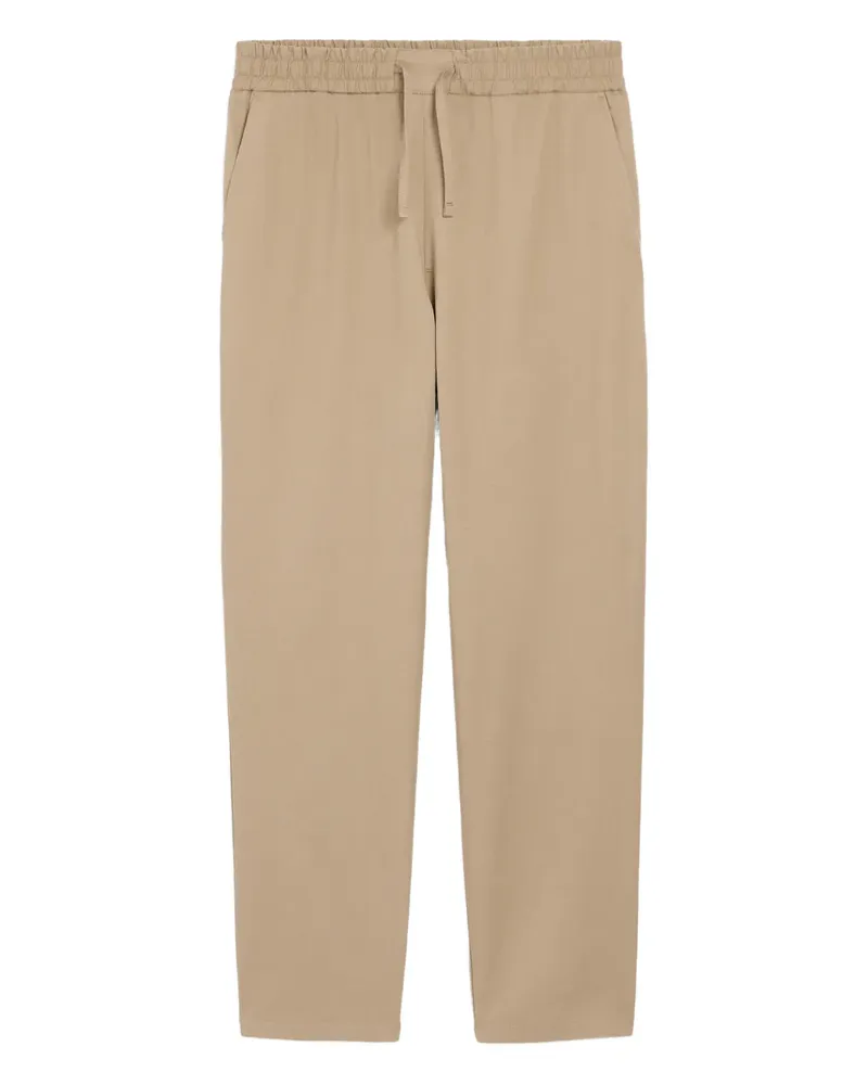 AMI Paris Hose mit elastischem Bund - Nude Nude