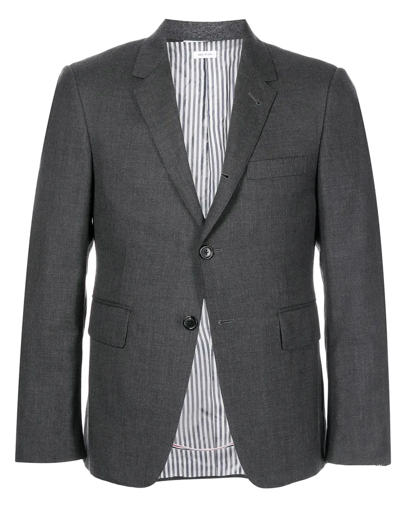 Thom Browne Super 120s Sakko - Grau Grau