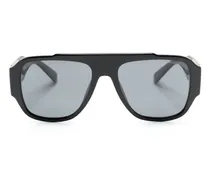 Pilotenbrille mit Medusa - Schwarz