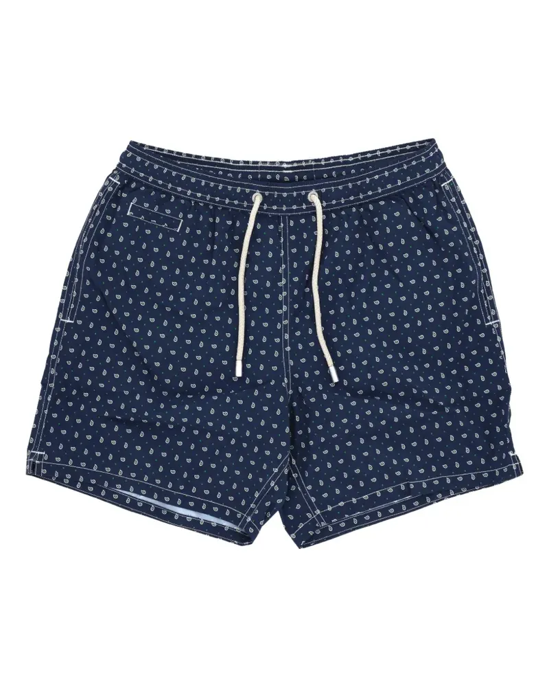 MC2 Saint Barth Lighting paisley swim shorts - Blau Blau