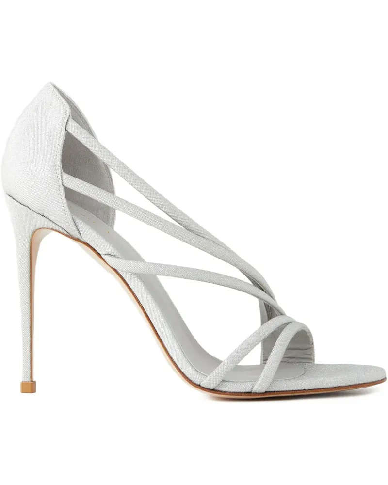 Le Silla 105mm Scarlet stiletto sandals - Silber Silber
