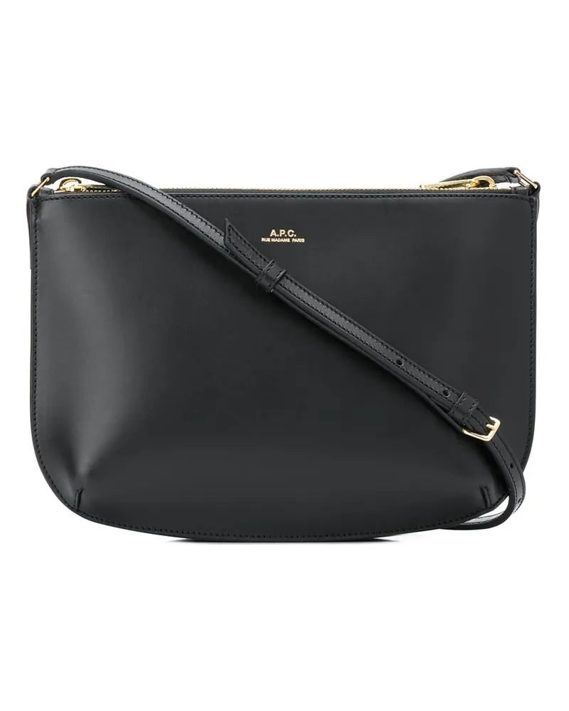 A.P.C. Sarah' Schultertasche - Schwarz Schwarz