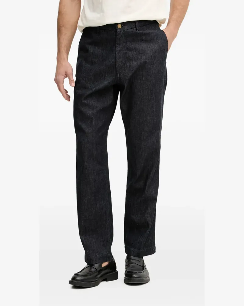 Benetton Hose mit geradem Bein - Blau Blau