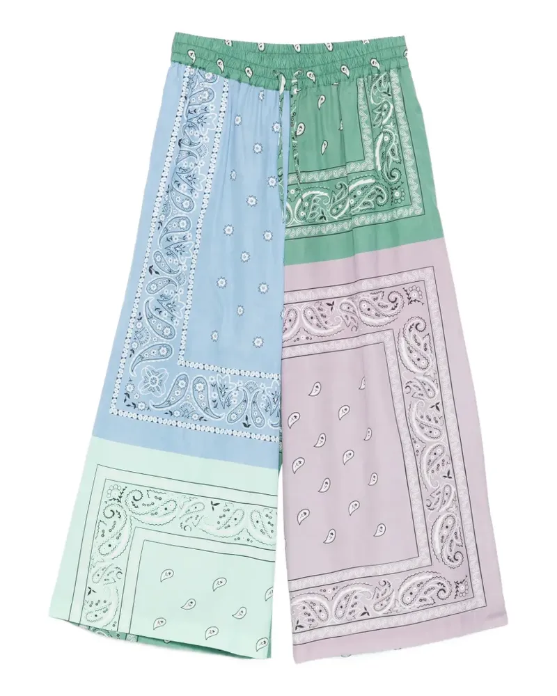 Max Mara Pepe patchwork bandana trousers - Grün Grün