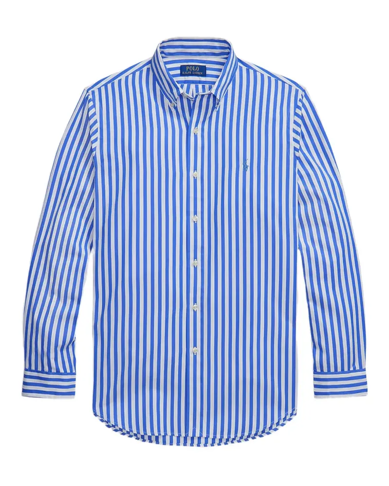 Ralph Lauren Gestreiftes Hemd mit Logo - Blau Blau
