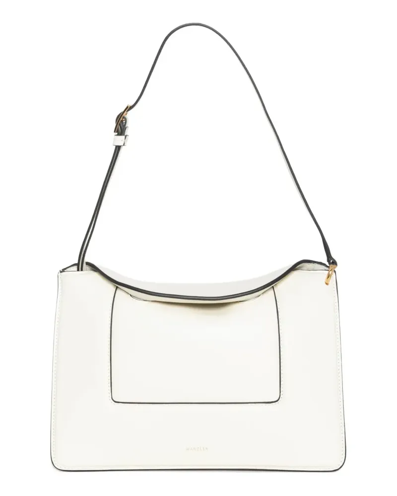 WANDLER Penelope Schultertasche mit Klappe - Weiß Weiß