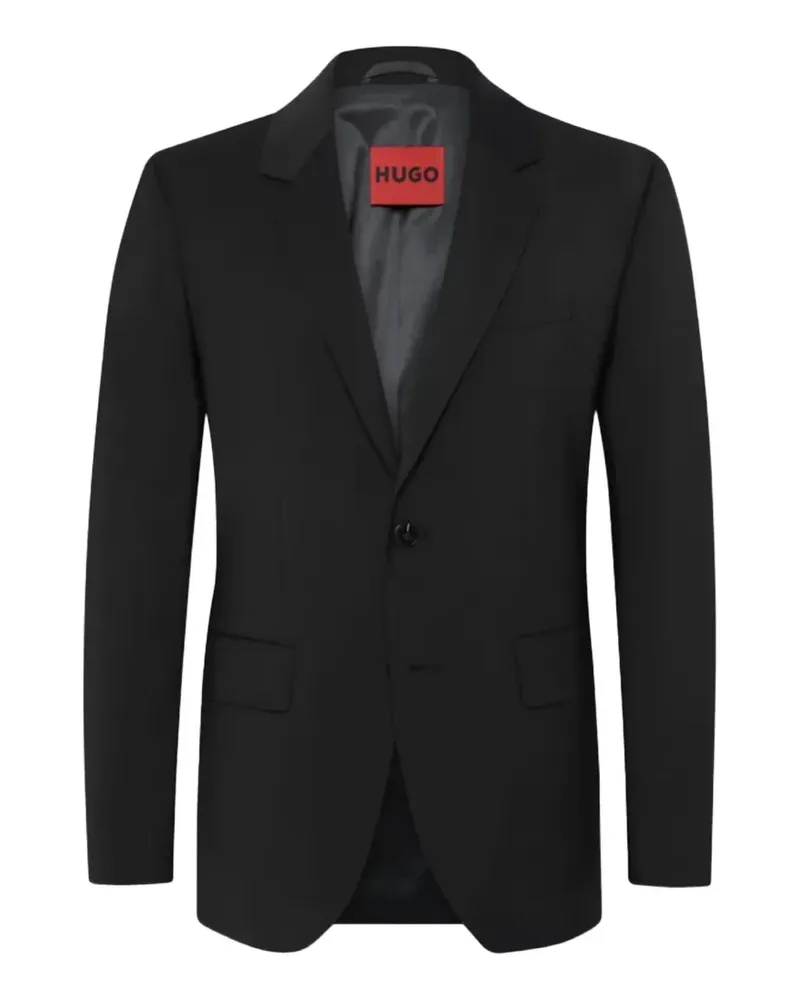 HUGO BOSS single-breasted blazer - Schwarz Schwarz