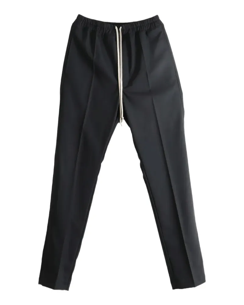 Rick Owens Bundfaltenhose mit Kordelzug - Schwarz Schwarz