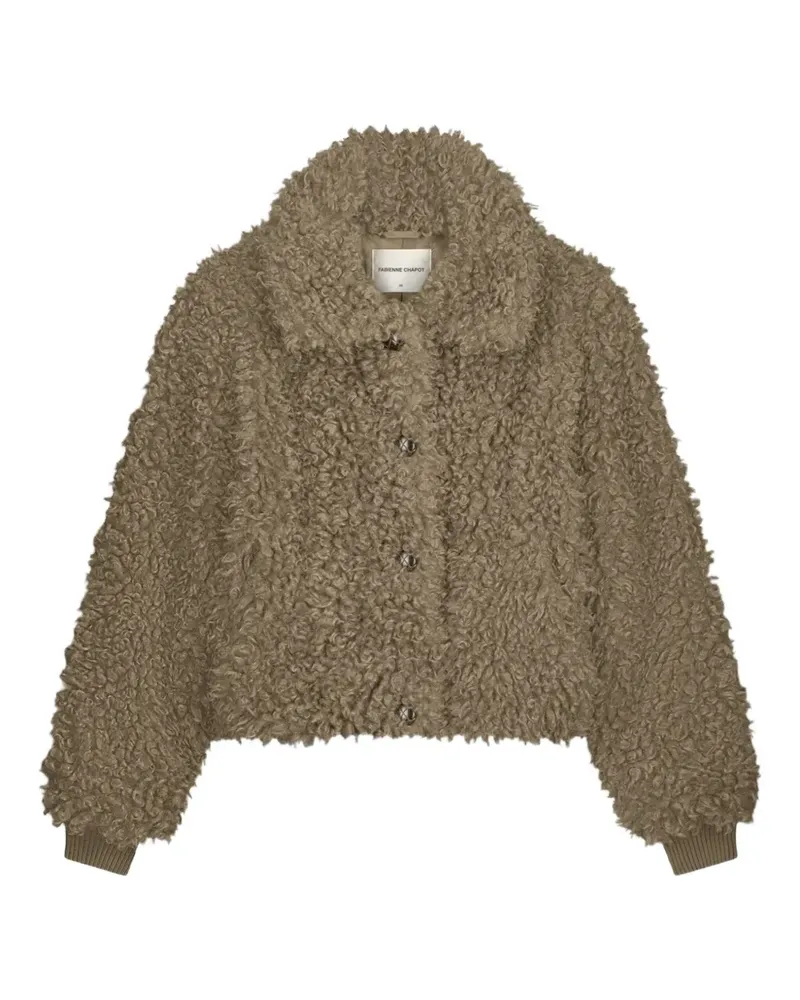 Fabienne Chapot Schmale Bobby Jacke - Braun Braun