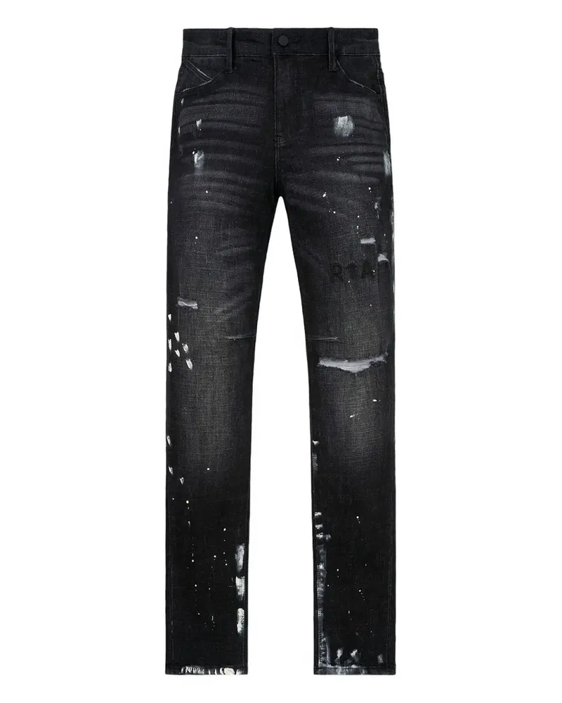 RTA Clayton Skinny-Jeans im Distressed-Look - Grau Grau