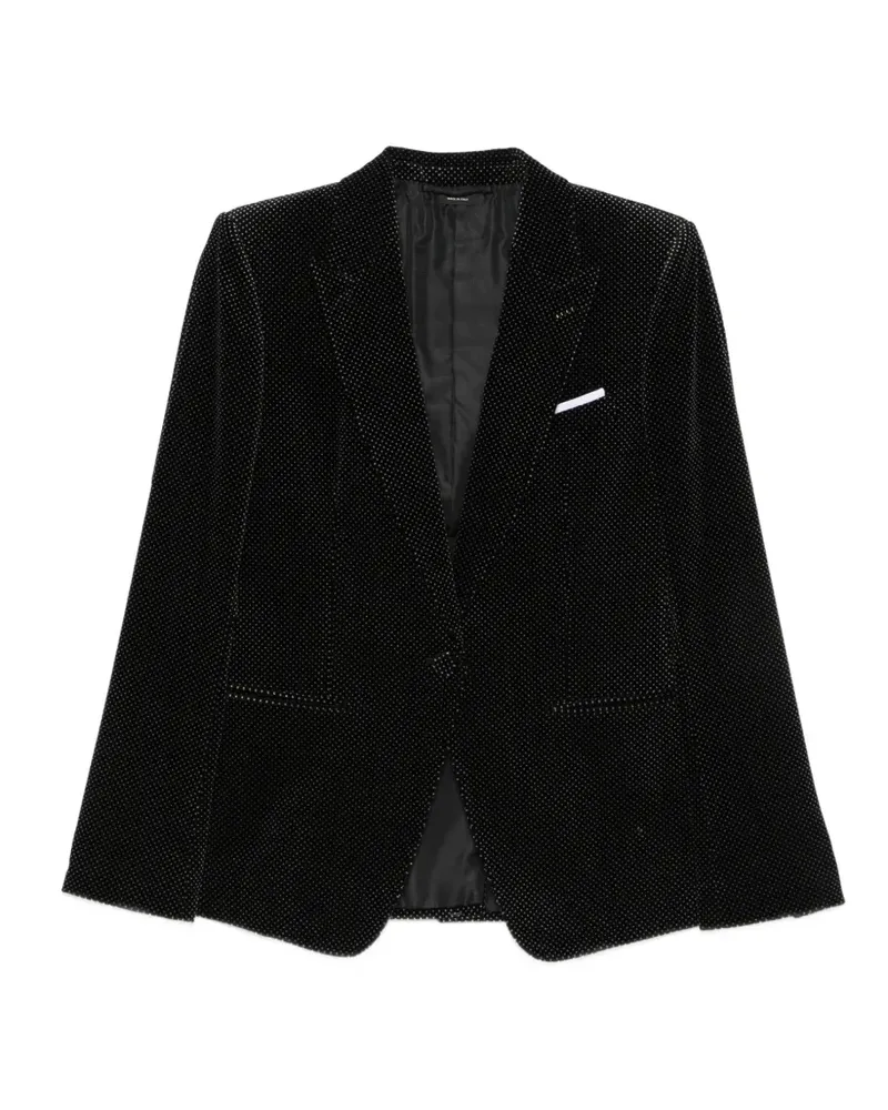 Tom Ford Blazer mit Polka Dots - Schwarz Schwarz