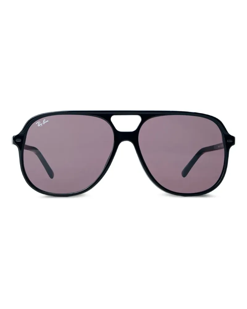Ray Ban Bill logo-detail pilot-frame sunglasses - Schwarz Schwarz