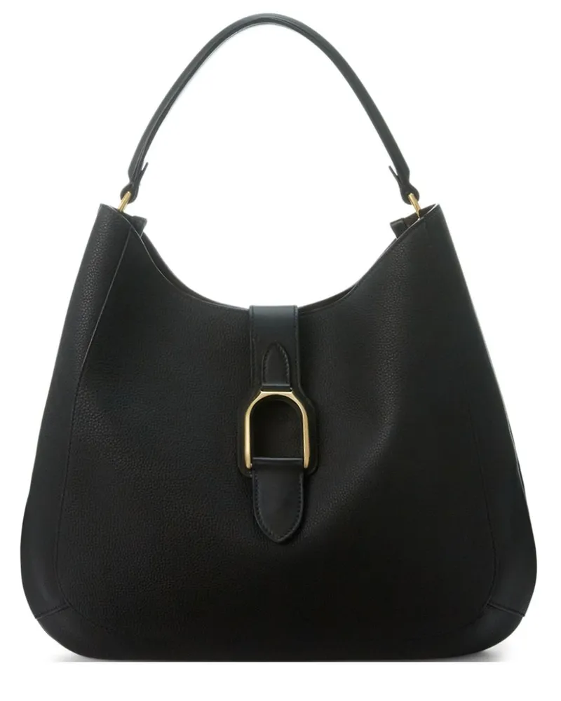 Ralph Lauren Wellington Schultertasche - Schwarz Schwarz