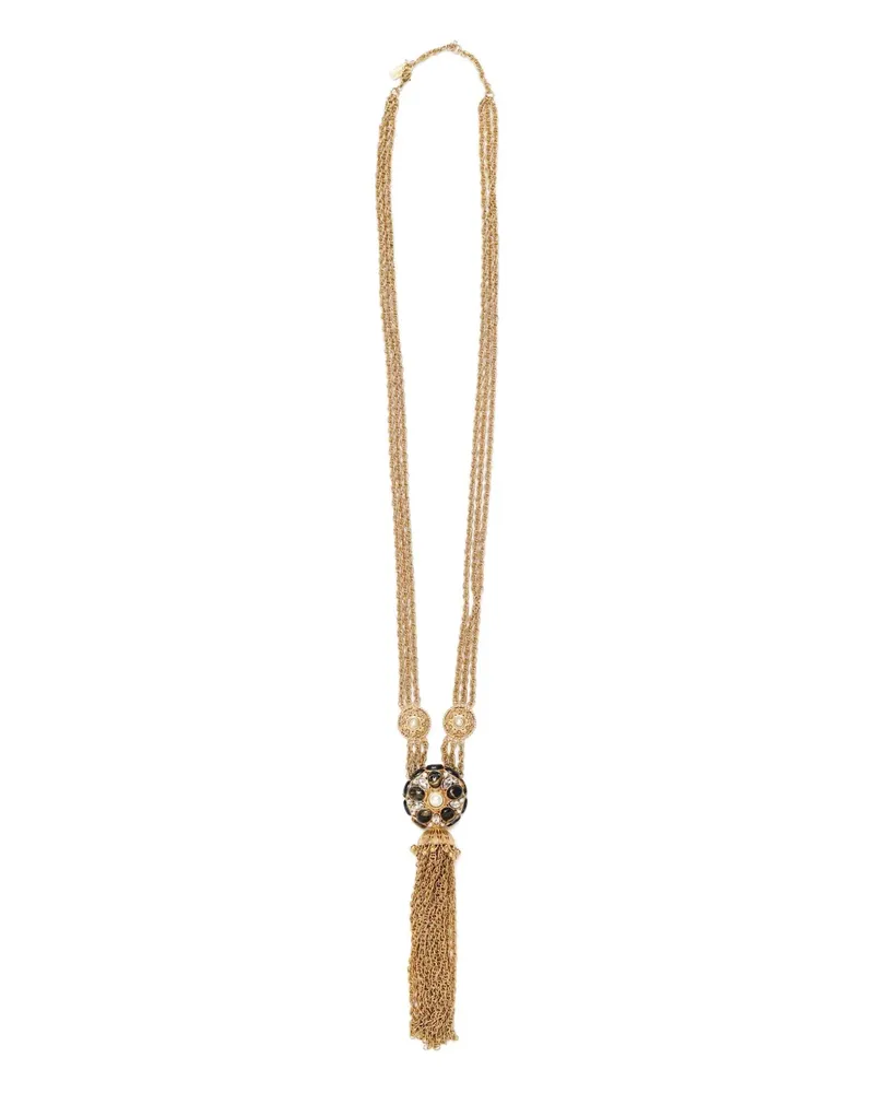 Chloé Goldfarbene  Magnificent Halskette mit Quasten Gold
