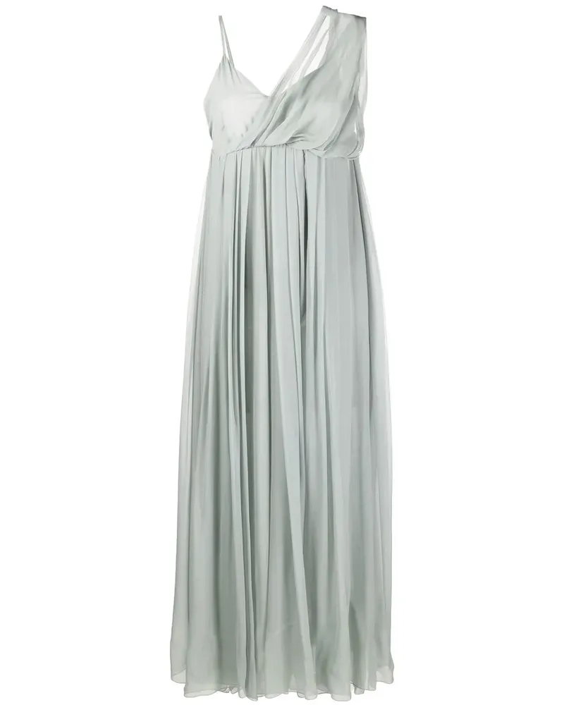 Erika Cavallini Drapiertes One-Shoulder-Kleid - Grün Grün