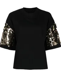 Antonio Marras T-Shirt mit Pailletten Schwarz