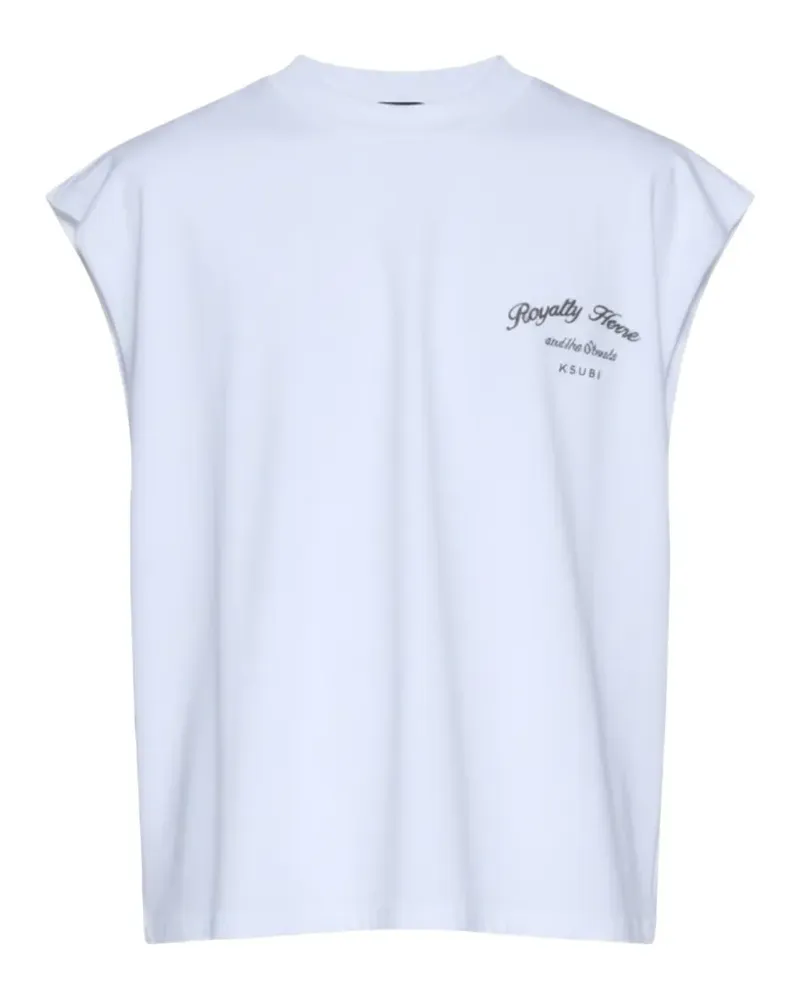 ksubi Royalty Halen embroidered vest - Weiß Weiß