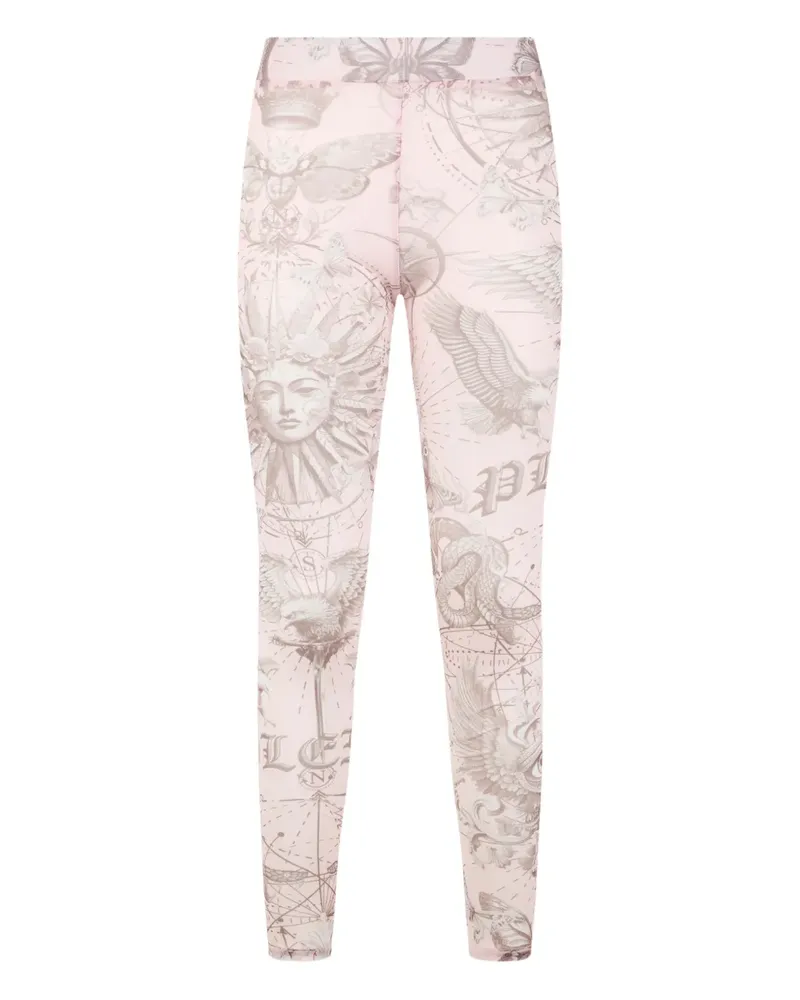 Philipp Plein printed leggings - Rosa Rosa
