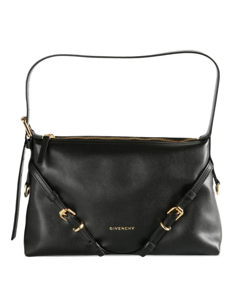 Givenchy mini Voyou buckle-strap leather shoulder bag - Schwarz Schwarz