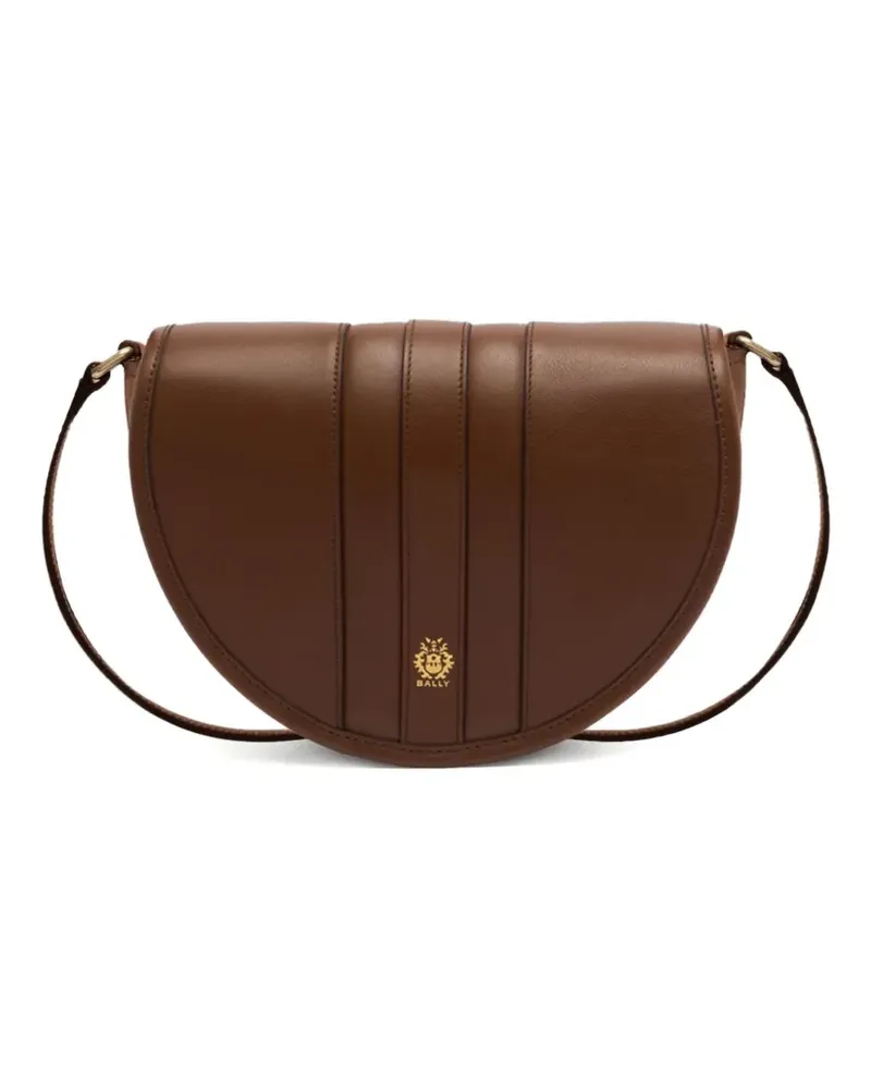 Bally Signature Umhängetasche aus Leder - Braun Braun