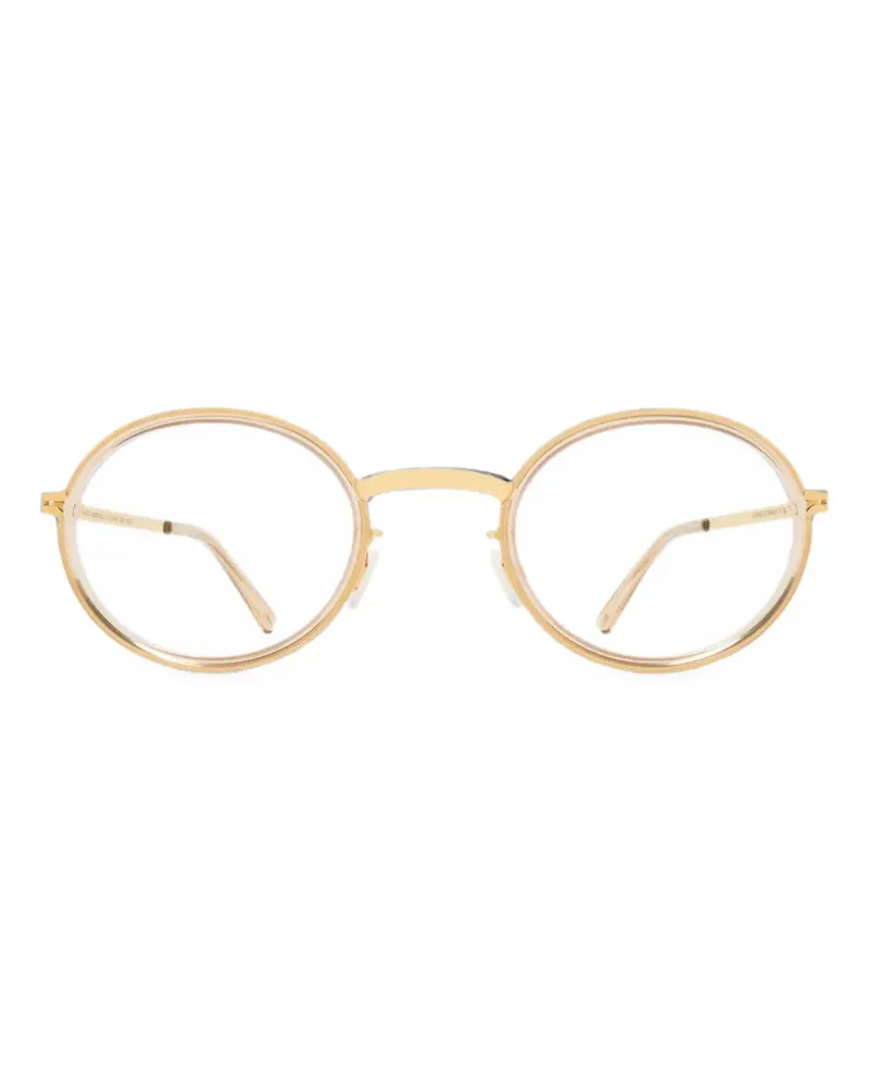 Mykita Berthold Brille mit rundem Gestell - Gold Gold