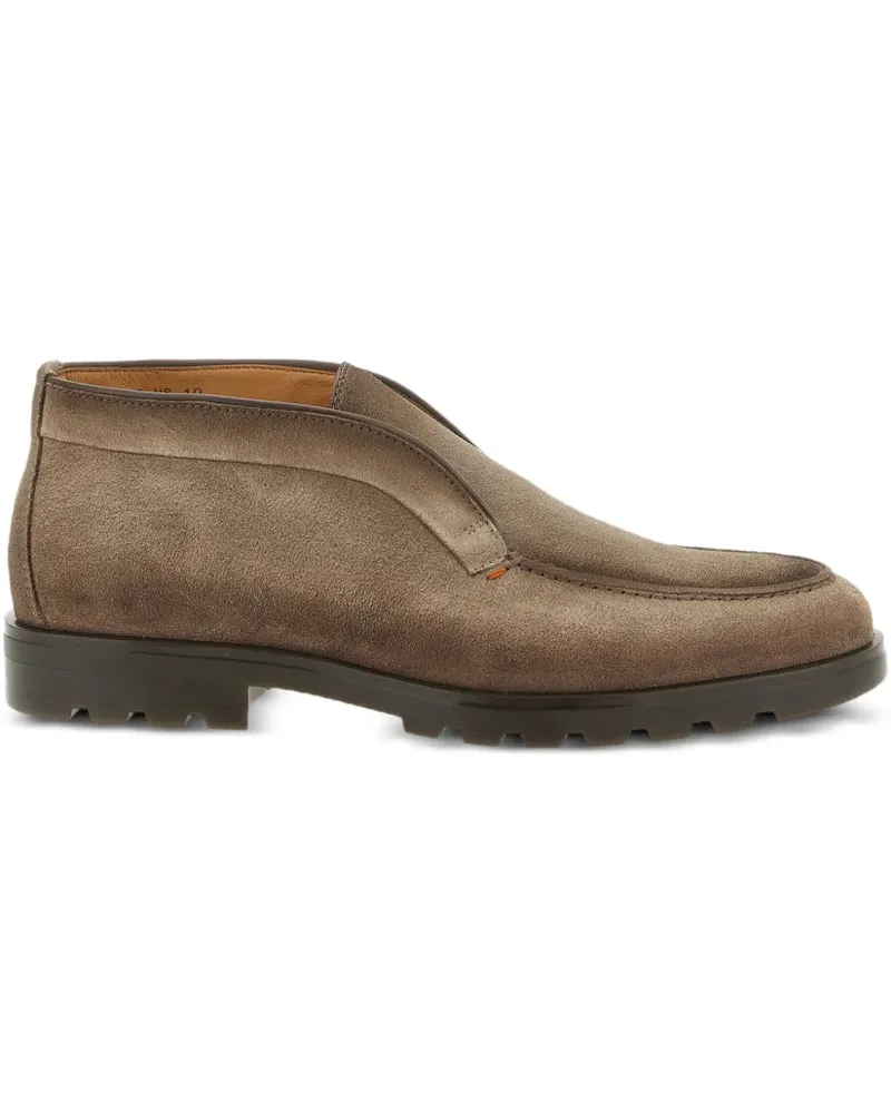 Santoni Klassische Chelsea-Boots - Braun Braun