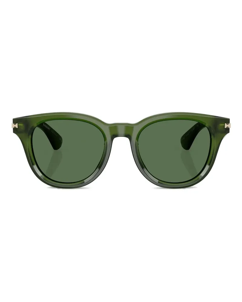 Burberry Sonnenbrille mit rundem Gestell - Grün Grün