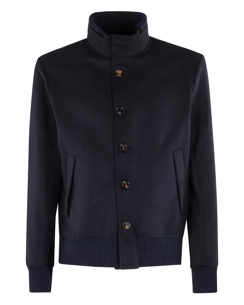 KIRED Ronde button jacket - Blau Blau