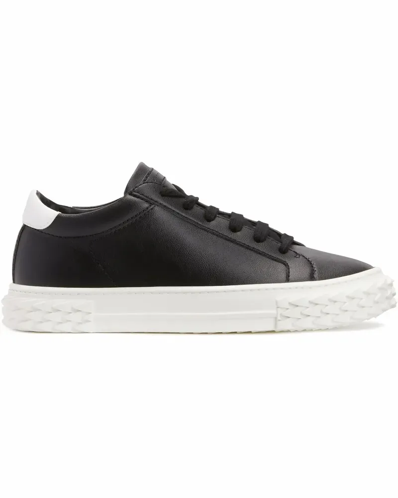 Giuseppe Zanotti Zweifarbige Sneakers - Schwarz Schwarz