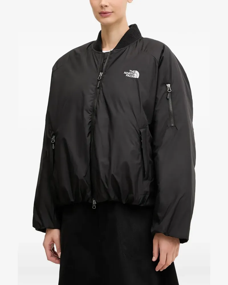 The North Face zip bomber jacket - Schwarz Schwarz