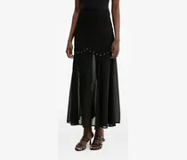 Maxirock in A-Linie - Schwarz