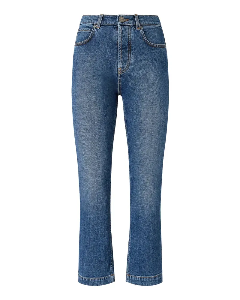 Pinko faded-effect cropped jeans - Blau Blau