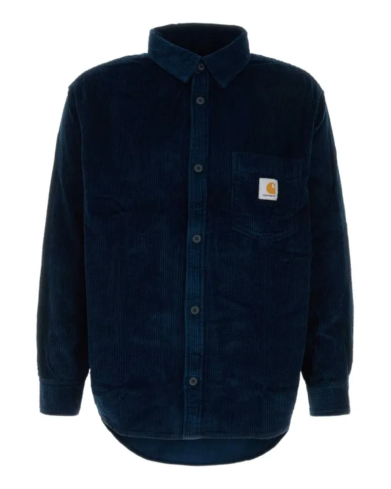 Carhartt WIP Loyde Hemd aus Cord - Blau Blau