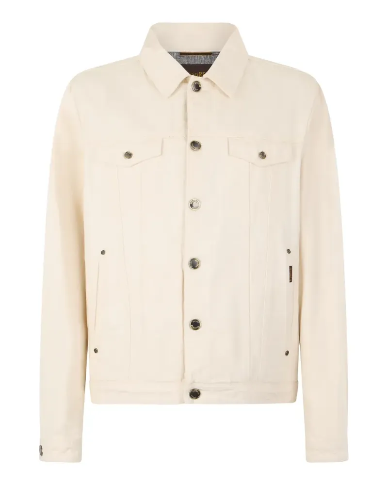 MOORER button chest-pocket jacket - Nude Nude