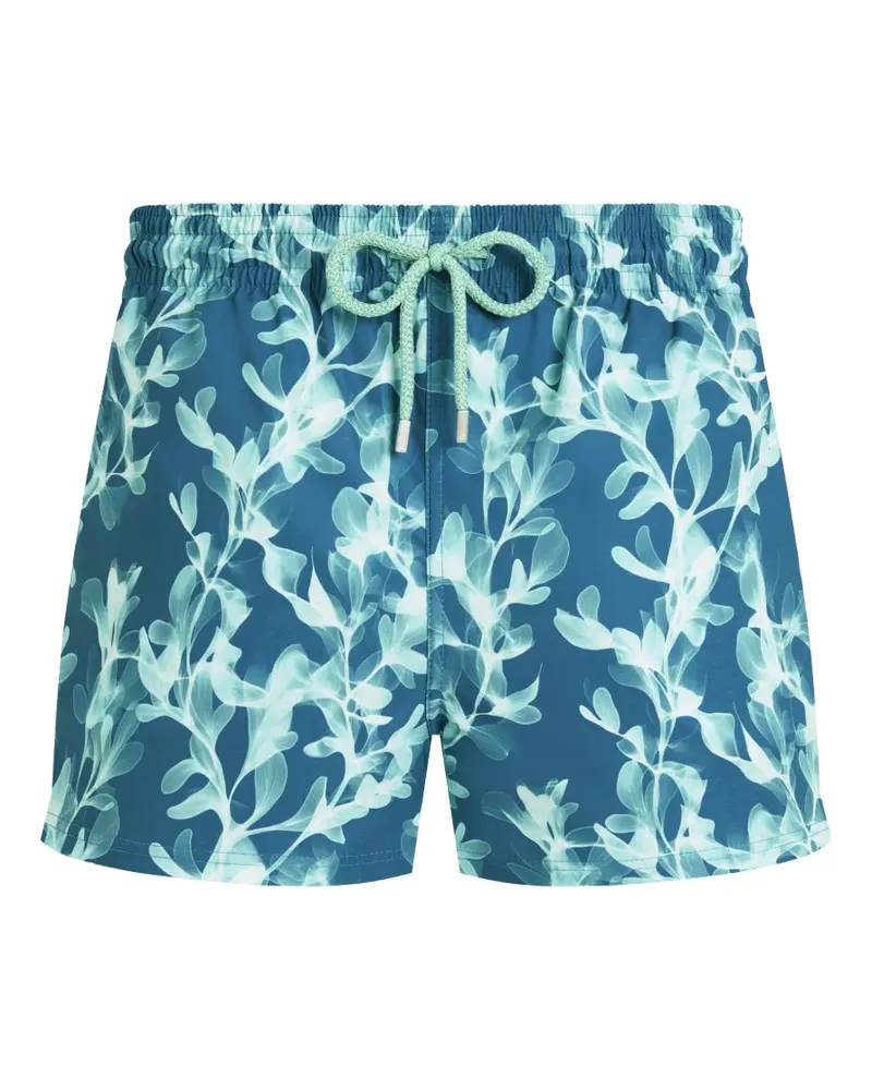 Vilebrequin X-Ray seaweed-print swim shorts - Blau Blau