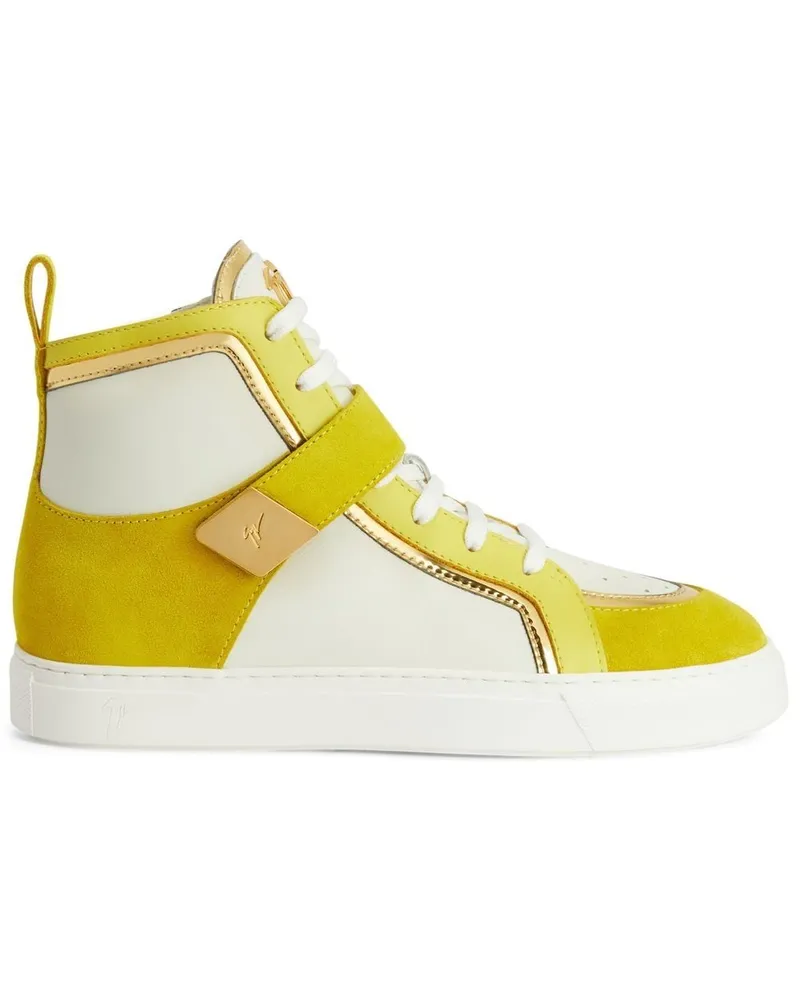 Giuseppe Zanotti Zenas High-Top-Sneakers Gelb