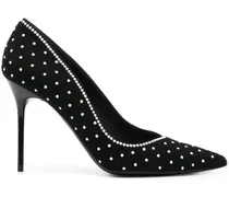 Pumps mit Perlenverzierung 100mm - Schwarz