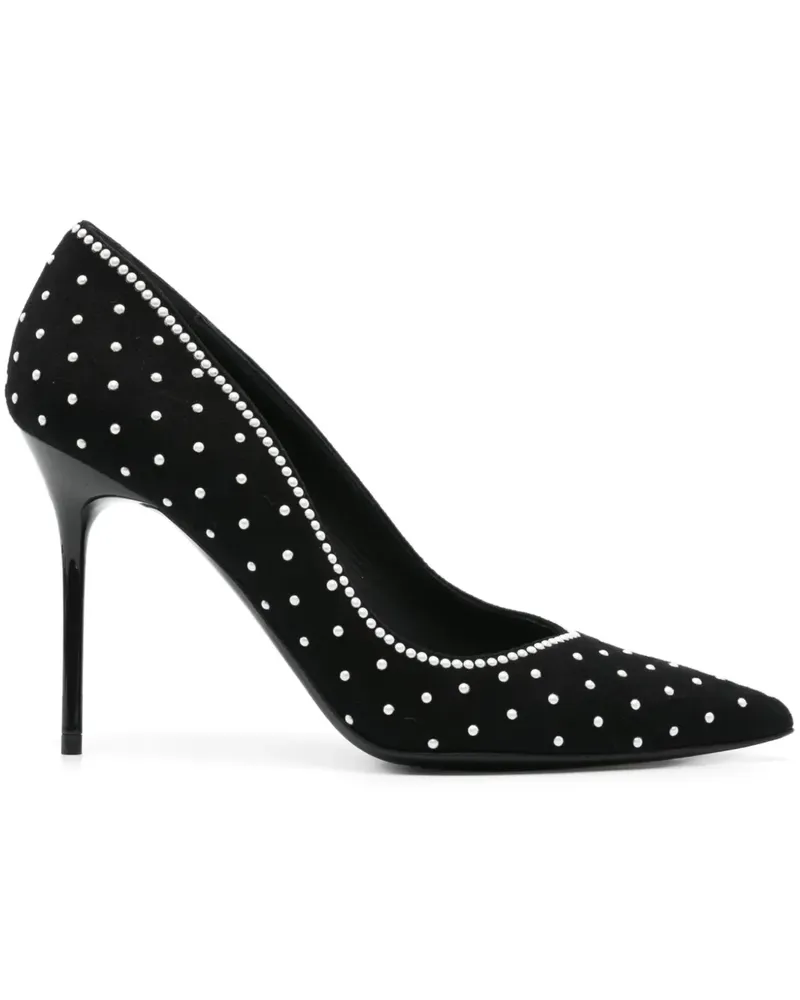 Balmain Pumps mit Perlenverzierung 100mm - Schwarz Schwarz