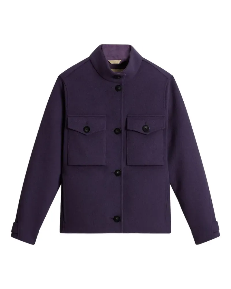 Woolrich Jacke mit Klappentaschen - Violett Violett