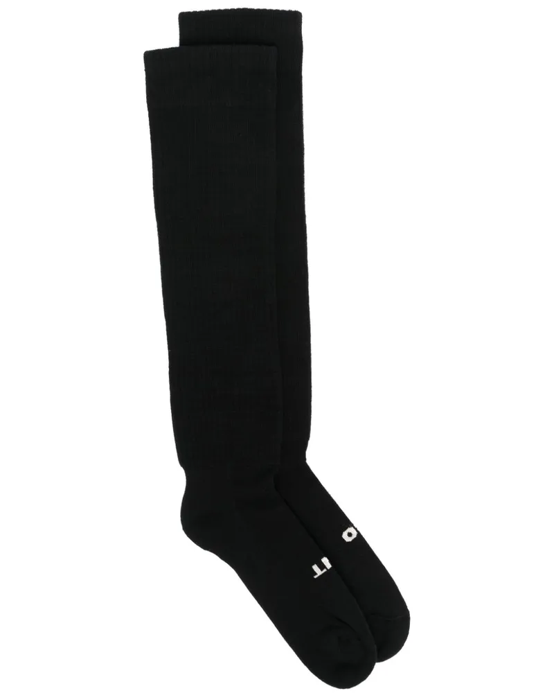 DRKSHDW by Rick Owens Klassische Kniestrümpfe - Schwarz Schwarz