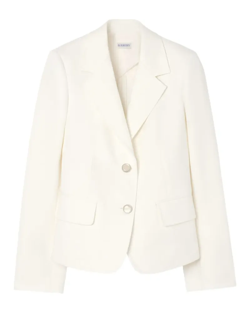 Burberry Klassische Jacke - Weiß Weiß