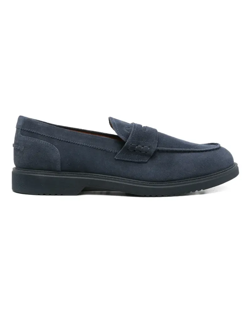 Nero Gardini Klassische Penny-Loafer - Blau Blau
