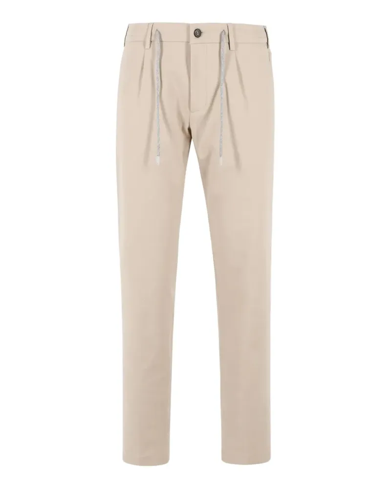 Eleventy Bundfaltenhose mit Kordelzug - Nude Nude