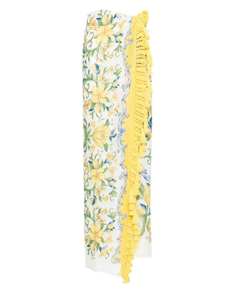 FARM Rio Sicily Sarong - Weiß Weiß