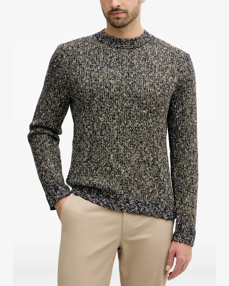 Benetton Pullover mit Rundhalsausschnitt - Grün Grün