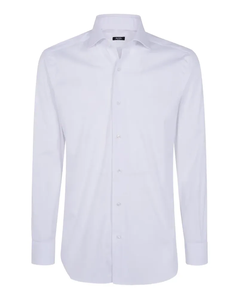 BARBA long-sleeve shirt - Weiß Weiß