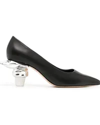 MIHARAYASUHIRO Toothpaste Heel Pumps, 60mm Schwarz