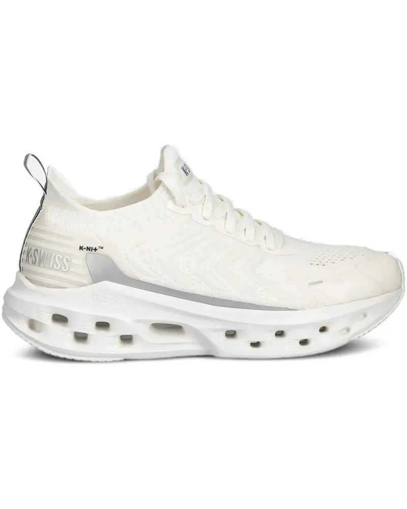 K-Swiss Sneakers mit Strickeinsätzen - Weiß Weiß